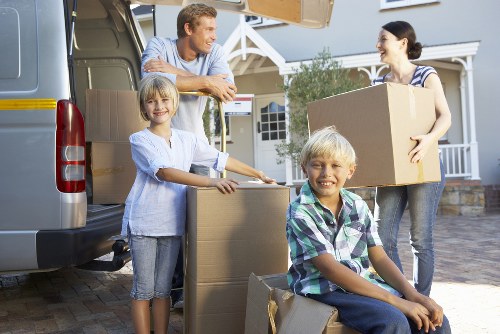 Commercial movers relocating office furniture in Elephant and Castle