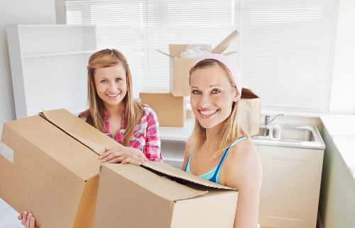 Local office movers handling equipment near Elephant and Castle commercial buildings